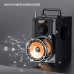 Portable Bluetooth Speaker with Subwoofer Wireless Speakers Outdoor/Indoor Big Speaker Support Remote Control FM Radio TF Card LED Lights MP3 Player Party Speaker for Home Camping iPhone Computer PC