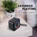 IPX7 Waterproof Portable Bluetooth Speaker, Sewowibo Wireless Bluetooth 5.1 Speaker with LED Light Show Rich Stereo Bass, Micro SD 24H Playtime, Outdoor Party Speaker TWS for Travel Beach Pool Shower