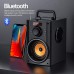 Portable Bluetooth Speaker with Subwoofer Wireless Speakers Outdoor/Indoor Big Speaker Support Remote Control FM Radio TF Card LED Lights MP3 Player Party Speaker for Home Camping iPhone Computer PC