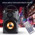 Portable Bluetooth Speaker with Subwoofer Wireless Speakers Outdoor/Indoor Big Speaker Support Remote Control FM Radio TF Card LED Lights MP3 Player Party Speaker for Home Camping iPhone Computer PC